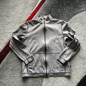 Boss Hugo Boss Gray Full Zip Slim Fit Sweater